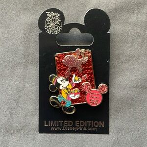 Disney Parks Lunar New Year 2016 Mickey Mouse Pin LE4000